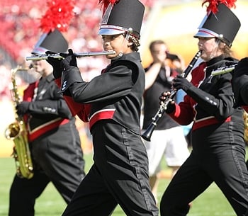 girls performing during the outback bowl